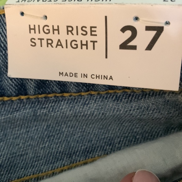 ✅✅🌷PacSun High Rise  Straight Button Fly Jeans - Picture 8 of 11